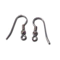 Sterling Plate French Earwires (dozen pieces)