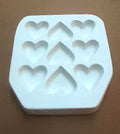 9 Heart Casting Mold
