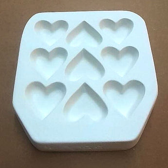 9 Heart Casting Mold