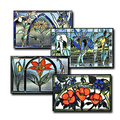 Four Wild Flowers Pattern Set