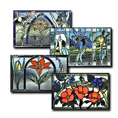 Four Wild Flowers Pattern Set