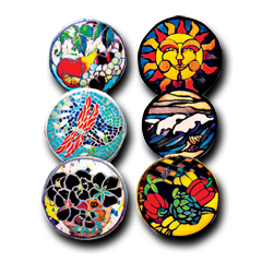 Six Mosaic Designs Pattern Set