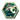 Dolphin Mosaic 16'' Hex Pattern