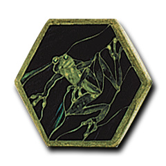 Frog Mosaic 16'' Hex Pattern