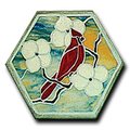 Cardinal Mosaic 16'' Hex Pattern