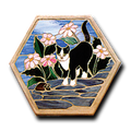 Cat & Mouse Mosaic 16'' Hex Pattern