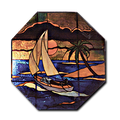 Sunset Sail Octagon Pattern