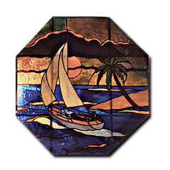 Sunset Sail Octagon Pattern