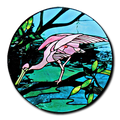 Roseate Spoonbill Pattern 23'' Dia.