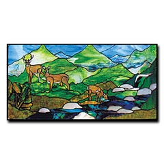 Mountain Scene Pattern 36''x18''