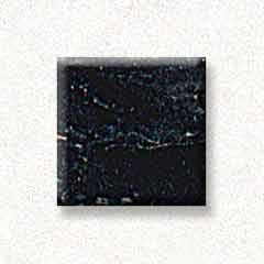 Black 3/8'' Glass Mosaic Tile 2.7oz