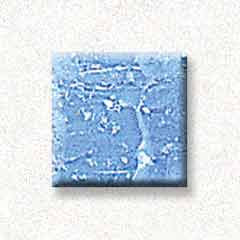 Aqua Blue 3/8'' Glass Mosaic Tile