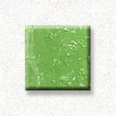 Lime Green 3/8'' Glass Mosaic Tile