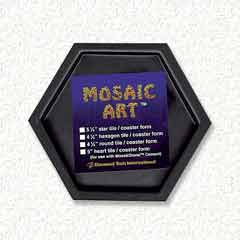 4'' Hexagon Mosaic Coaster Form
