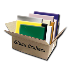 Mosaic Glass Assortment Opal/Semi-Opal (10 pieces)