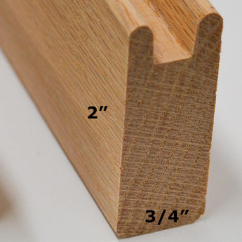 Extra Wide Oak Framing Stock (2 in. x 6 feet)