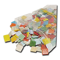 3/4'' Glass Tile Random Asst.-3lb.