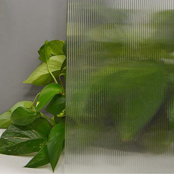 Clear 1/8" Narrow Reeded Glass