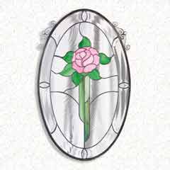 Rose Oval Pre-Cut Panel Kit