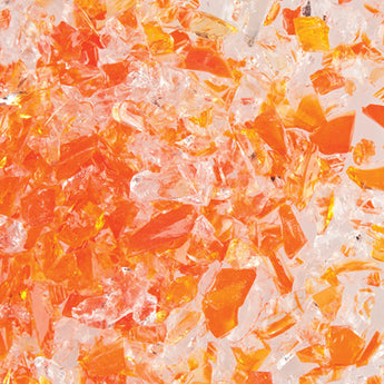 Oceanside Orange Opal Coarse Frit 96COE 8.5oz