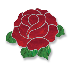 Precut Red Rose Mosaic