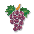 Precut Grapes Mosaic DISCONTINUED BY MANUFACTURER