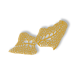 Set of 2 Poppy Filigree