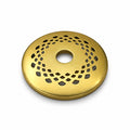 1-1/2" Stamped Brass Vase Cap