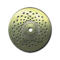 3-1/2'' Stamped  Brass Vase Cap