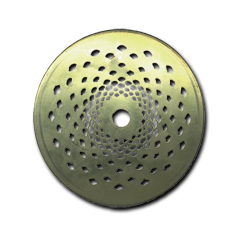3-1/2'' Stamped  Brass Vase Cap