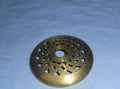 2-1/2" Stamped Brass Vase Cap