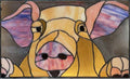 Stained Glass Piggy