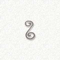 1 1/2'' Curly Q Hanger-Dz.