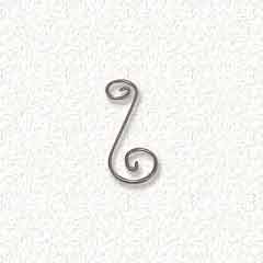 2 1/4'' Curly Q Hanger-Dz.