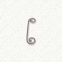 2 3/4'' Curly Q Hanger-Dz.