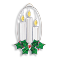Candles With Holly Oval Pre-Cut Kit 11''x7''