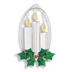 Candles With Holly Oval Pre-Cut Kit 11''x7''