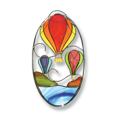 Finished Hot Air Balloons Oval