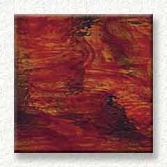 Spectrum Red/Amber Streaky Waterglass 96COE