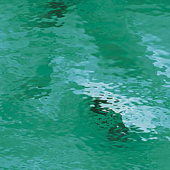 Spectrum Teal Green Waterglass