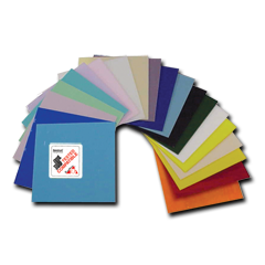 COE 96 Mini Pack; 20 pieces at 6"x6"; opals, transparents and clears