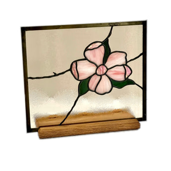 Wood Display Stand, Oak, 3.5x10"