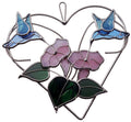 Finished Hummingbird Duo Heart Ring