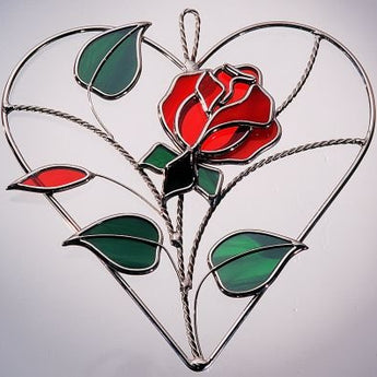 Finished Rose Heart