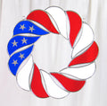 Finished American Flag Wreath