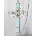 Finished Iridized Cross with Filigree