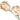 Tulips Bevel Clusters - Peach (2 cluster set) 4"x4"