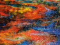 Uroboros Yellows/ Blues/Reds/Greens with Gold Pink highlights, Streaky Opal