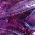 Uroboros Purple and White Wispy Iridized