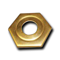 3'' Hex Pendant Cap-Brass